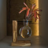 Propped Glass Vase